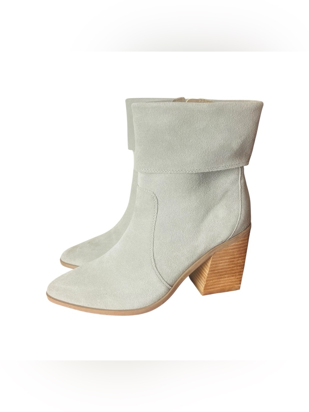 Blondo Suede Waterproof Ankle Boots Gray